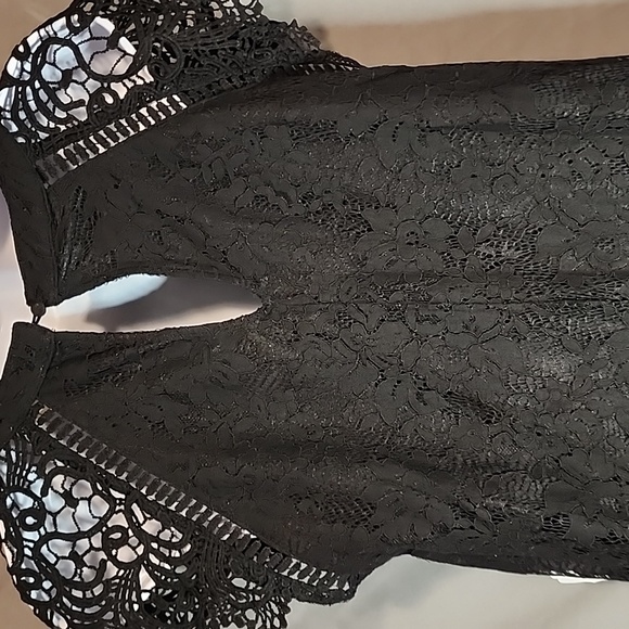 Altar'd State NWT Black Lace Mini Dress - Picture 4 of 9